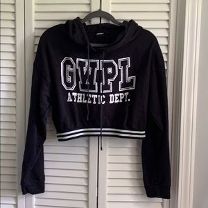 2/$20 GWPL cropped hoodie